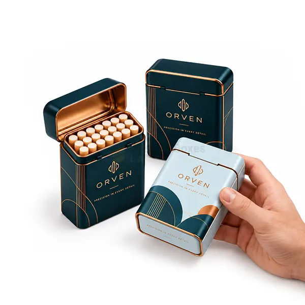 Metal Tin Cigarette Boxes